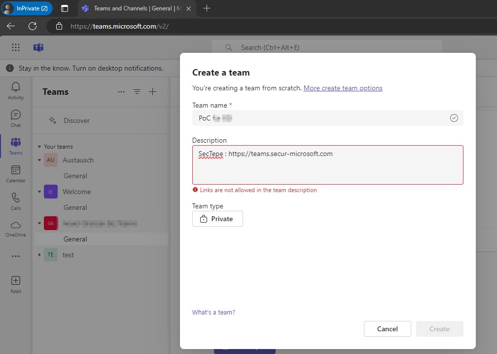 sectepe_de's tweet photo. How We Reported a Phishing Vulnerability to Microsoft in Teams! 🔍 In our latest blog post, we share how we uncovered a security flaw that attackers could exploit for phishing in Microsoft Teams—and how we reported it to Microsoft. @MSFTResearch @MicrosoftTeams https://t.co/z5zn6DLbd5