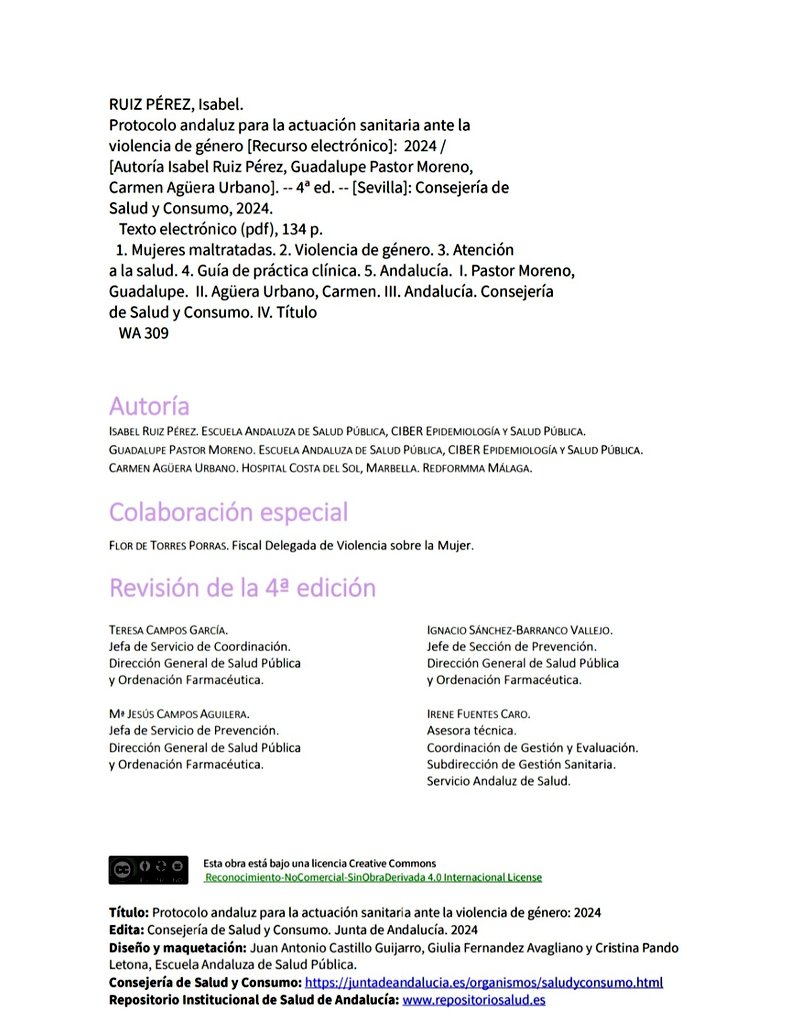 FlordeTorres_'s tweet photo. 📌Protocolo Andaluz para la actuacion Sanitaria ante la #VdeG 

Marco protocolario sanitario en Andalucia

Un honor haber participado desde sus inicios en 2012 en su redacción

📌Sus extensiones de Agresiones Sexuales/Urgencias tambien se han actualizado

https://t.co/RCpErouD00 https://t.co/gfxIf2FmT1