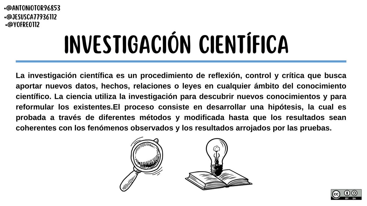 AntonioTor96853's tweet photo. #PedagogiadelasCienciasExperimentales #Investigación #Investigador #Procesos #Cualidades #Importancia #educacion @jorgearmi20  @experimenutmach https://t.co/MXMfJqt2sZ