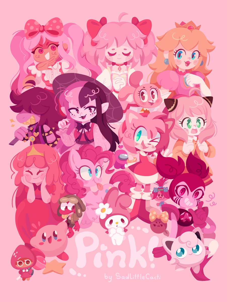 SadLittleCacti's tweet photo. Pink! 🩷
Little thing for a color-themed zine I'm making with my friends ^^

#OMORI #madoka_magica #DELTARUNE #Monsterhigh #AmyRose #SPYxFamily #mlp #Amphibia #StevenUniverse #Sanrio #adventuretime https://t.co/USv14rme1v