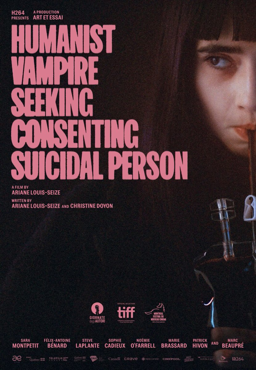 Loved this film. 'Humanist Vampire Seeking Consenting Suicidal Person' turns the vampire myth on its head, delivering a darkly poetic meditation on autonomy, mortality, and the longing for genuine connection. 

Full written review on Letterboxd: boxd.it/7Izqx3