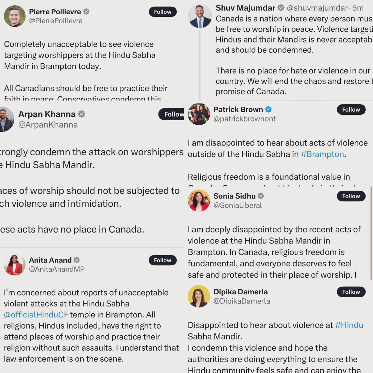 Not ONE of these Canadian clowns has the spine to identify the attackers. This is what state sponsorship of terror looks like.