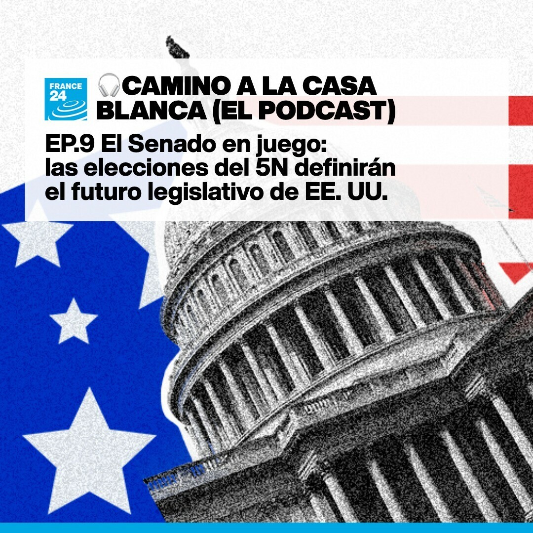 🇺🇸🗳️ El próximo 5 de noviembre se renovará un tercio del #Senado en #EEUU, 34 escaños exactamente. En este episodio de #CaminoALaCasaBlancaF24 analizamos las funciones de esta institución. Escúchalo aquí ➡️ f24.my/AiJN.x

🎙️  <a href="/martamdom/">Marta M. Domínguez</a> y <a href="/putopias/">Julián Ramírez Castro</a>