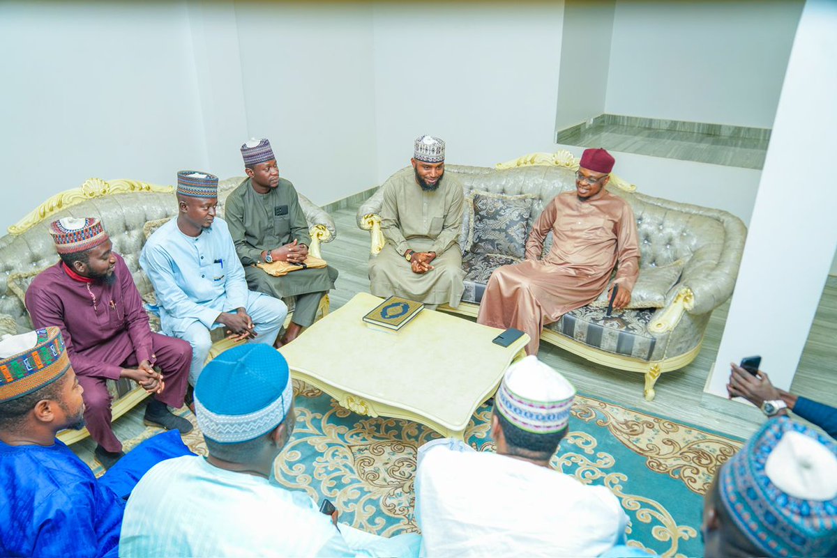 ProfIsaPantami's tweet photo. Professor Isa Ali Ibrahim (Pantami), CON, PhD, FCIIS, FBCS, FNCS, received a visit from the Vice Chancellor of Iconic University, Sokoto, and founder of Brilliant Footsteps, Shadi Sabeh, PhD, along with his team. 
They engaged in extensive discussions on the university's progress, which Pantami found commendable. He also praised Brilliant Footsteps and Iconic University, offering guidance on continuous improvement. Notably, both institutions align with the paradigm shift, emphasising "Skills Rather Than Just Degrees."