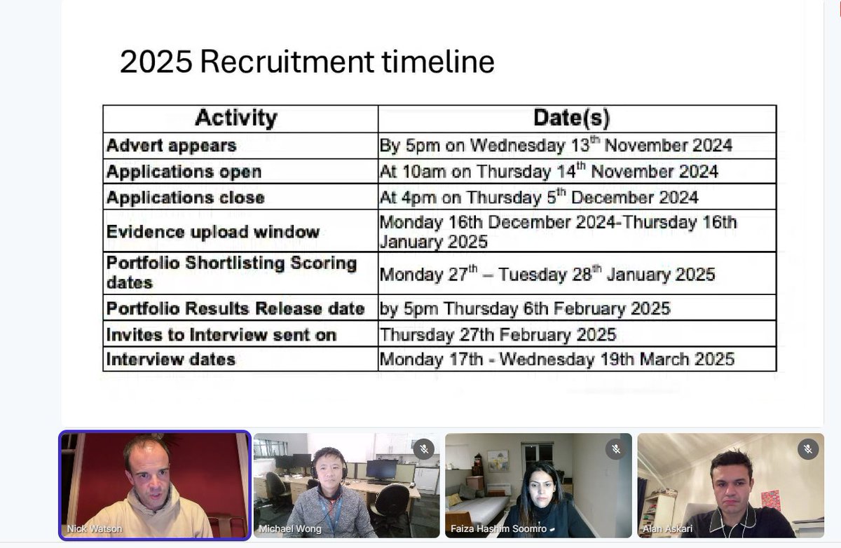 ASGBI Moynihan Academy (@asgbi_ma) on Twitter photo Thanks to our speakers <a href="/NickWatsonSurg/">Nick Watson</a> and <a href="/alan_askari/">Alan Askari</a> for an informative and insightful webinar on ST3 selection😉 <a href="/FaizaHashim/">Faiza H Soomro</a> <a href="/mciwanttoblog/">Michael Wong</a> Pin down all the key dates🗓️🚨, and Good luck to all ST3 candidates going for interviews in 2025! Thanks to our speakers <a href="/NickWatsonSurg/">Nick Watson</a> and <a href="/alan_askari/">Alan Askari</a> for an informative and insightful webinar on ST3 selection😉 <a href="/FaizaHashim/">Faiza H Soomro</a> <a href="/mciwanttoblog/">Michael Wong</a> Pin down all the key dates🗓️🚨, and Good luck to all ST3 candidates going for interviews in 2025!