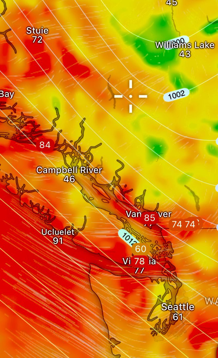 southcoastwx's tweet image. Final wind forecast to be dropped this evening for tomorrow’s windstorm. 
Stay tuned! 
#BCStorm #BCWind #BCStormWatch