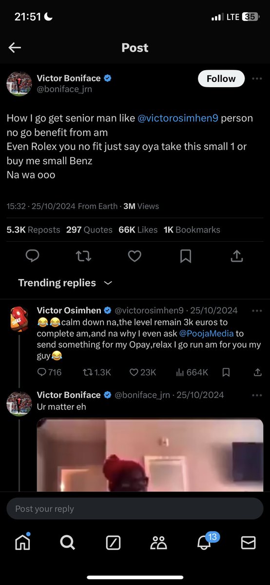 FemiisolaB's tweet photo. @boniface_jrn why you Dey like this 😂💔 https://t.co/YwfeEFEpWh