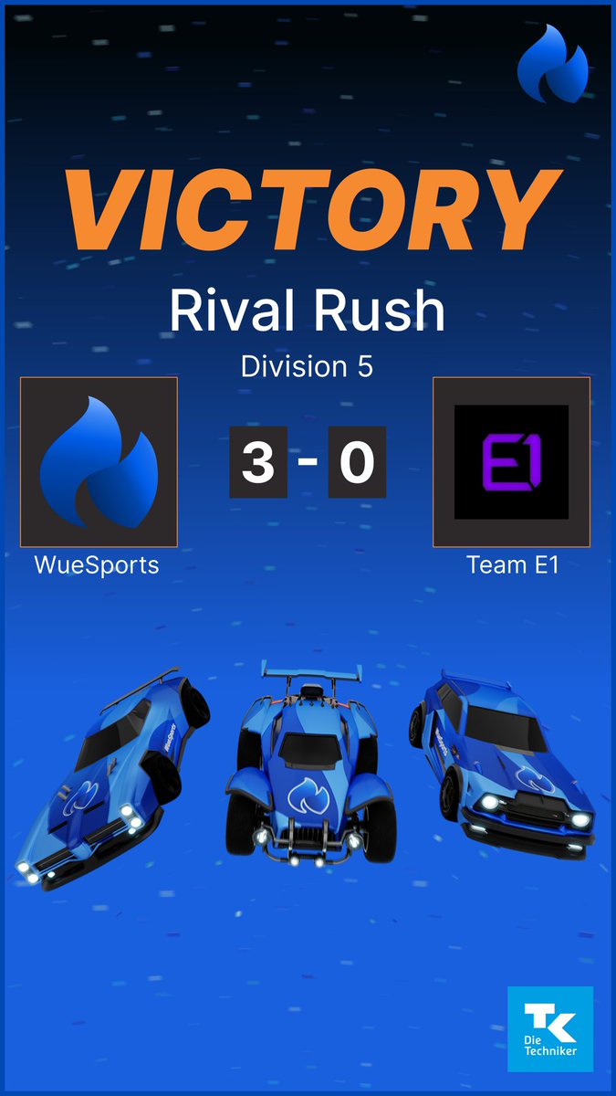 Da ist das Ding! Wir gewinnen unser zweites Spiel von <a href="/RivalRushRL/">Rival Rush</a> Division 5 gegen Team E1!