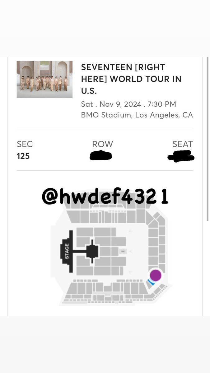 hwdef4321's tweet photo. ���� wts 3 tickets to SVT LA Day 1!

I can provide further proofs upon DM / can do transaction over facetime! 

#wtssvt #SVT_RIGHT_HERE_IN_US #SVT_RIGHT_HERE_IN_LOSANGELES #BMO #SEVENTEENinLA #SEVENTEENTICKETS https://t.co/IKzMsPs4z2
