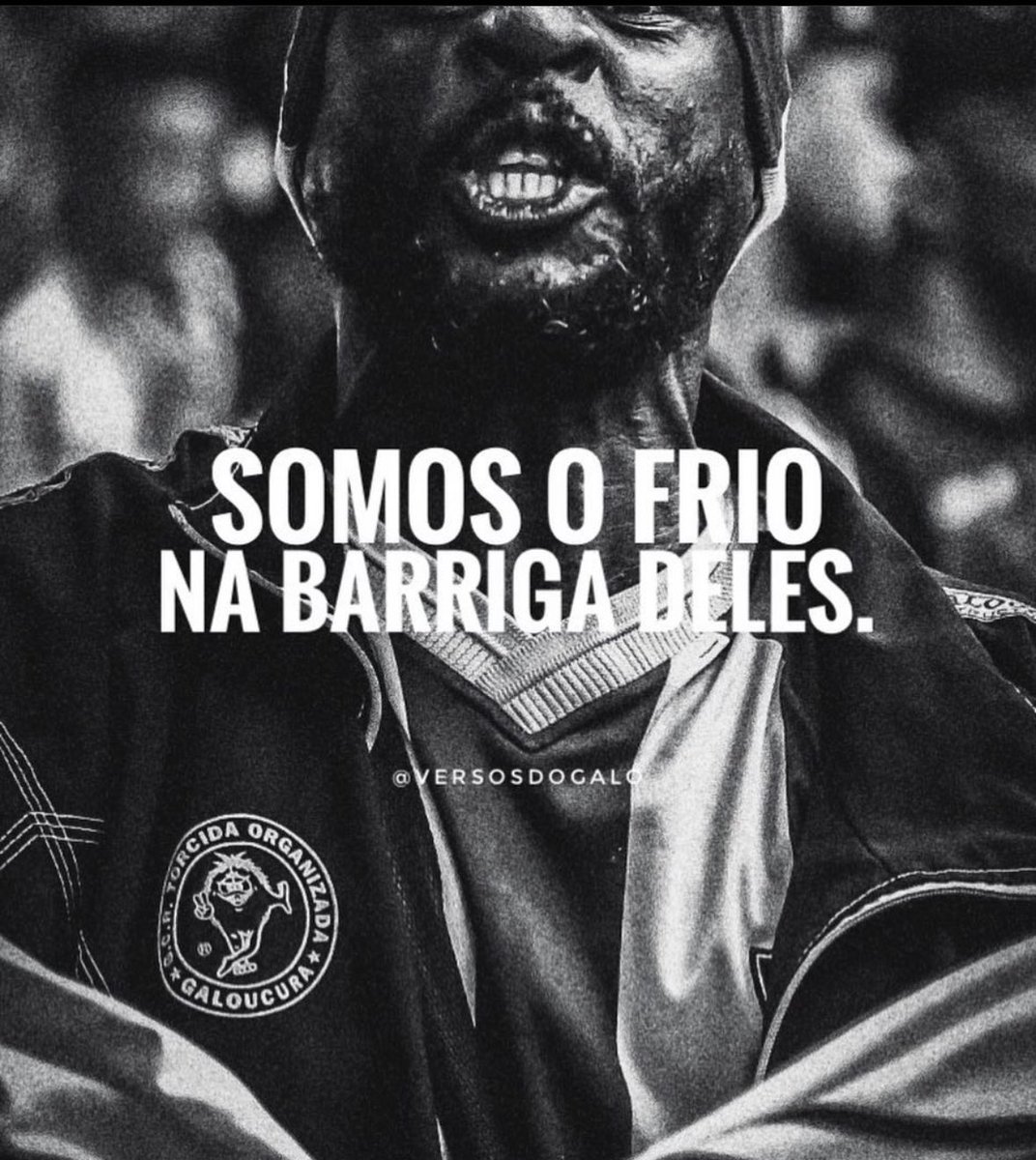 "Eles" já sabem, "Eles" tem medo

NÓS SOMOS O FRIO NA BARRIGA DELES

NÓS SABEMOS A NOSSA FORÇA, ESSA É A HORA

EU ACREDITO.......VAMUUUU GALOOOO

<a href="/Atletico/">Atlético</a> <a href="/ArenaMRV/">Arena MRV</a> <a href="/VersosdoGalo/">Versos do Galo</a>