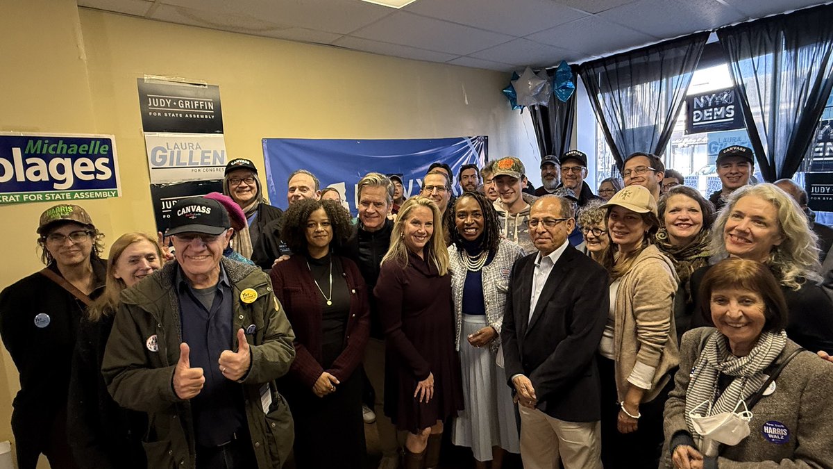 The math is simple: when we show up and vote, we win! 

Let’s keep the momentum going strong, mobilizing our communities and pushing full throttle all the way to Election Day.  Thank you #ValleyStream for the enthusiastic support.