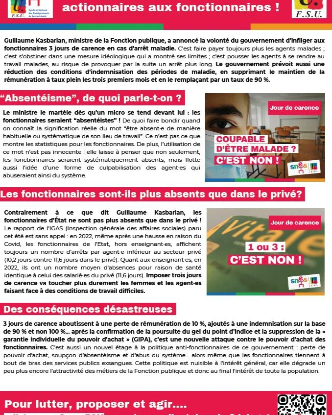 Sneslandes's tweet photo. Préparons nous pour la riposte ! #stopauprofbashing #solidarité #ouiauchocdesmoyens @SNESFSU @fsu40 https://t.co/xc4IWEqaTY