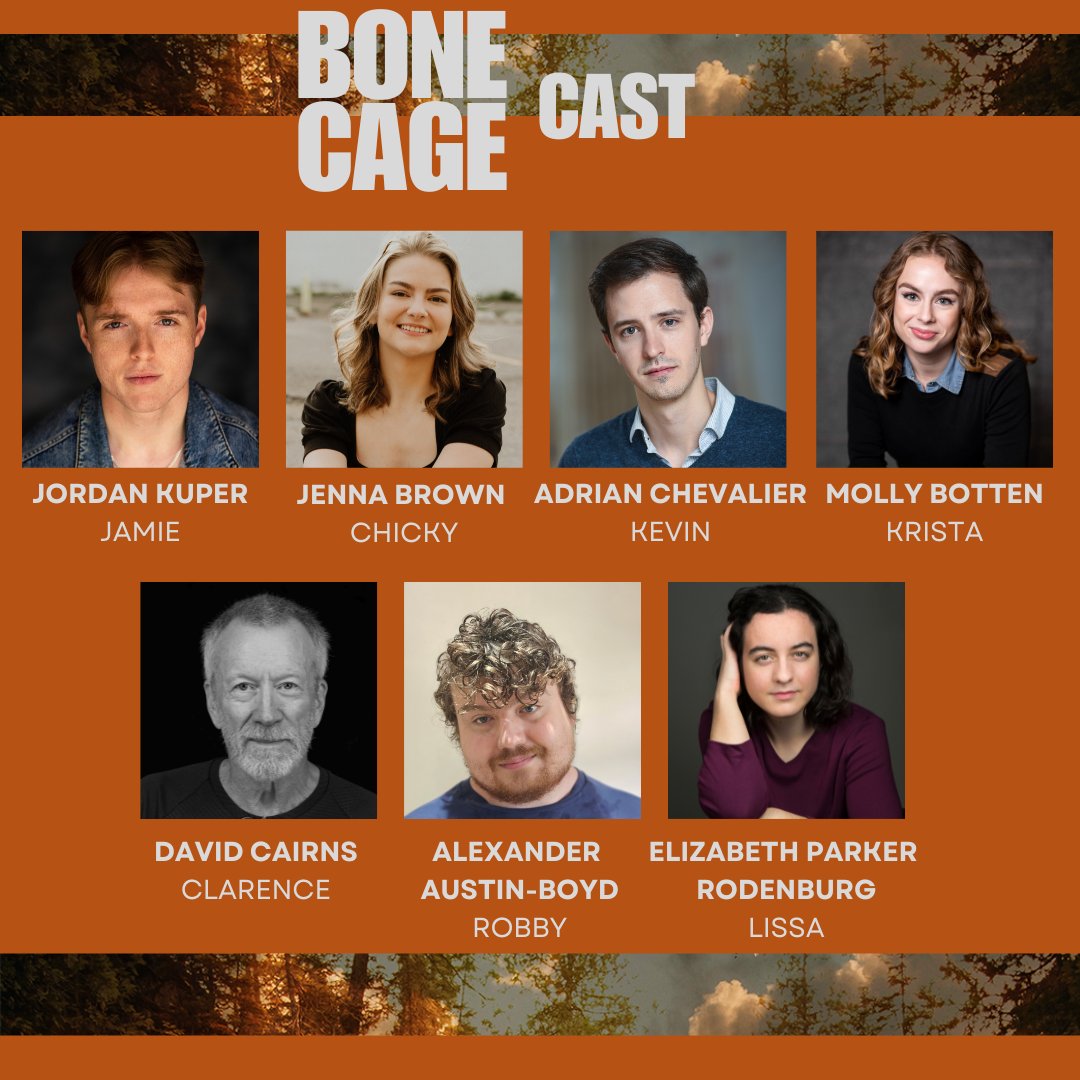 Meet the cast!👏 To find out more about the actors behind the action, click the link below:

alumnaetheatre.com/bone-cage.html

#theatreto #alumnaetheatre
