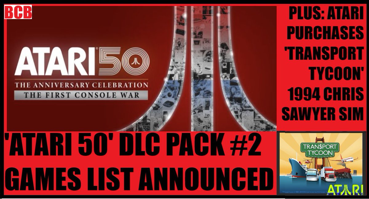 ballistikcoffee's tweet photo. FULL #Atari50 #TheFirstConsoleWar #DLC #Games List Announced! Lots of #MNetwork goodness! Article by @DigitalTrends! Plus: @Atari acquires #TransportTycoon '94 #Sim #Game by Chris Sawyer. Lets read the press release! LIVE NOW on #BCB! #Gaming #Atari Click: https://t.co/inXLbxS95Y https://t.co/9ITXiKRdnO