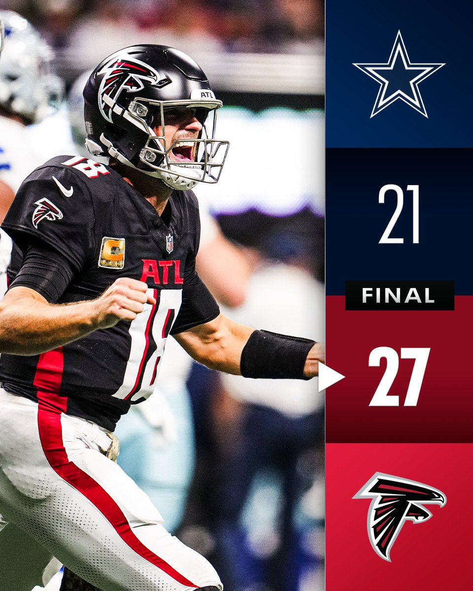 FINAL: <a href="/AtlantaFalcons/">Atlanta Falcons</a> win the NFC showdown! #DALvsATL