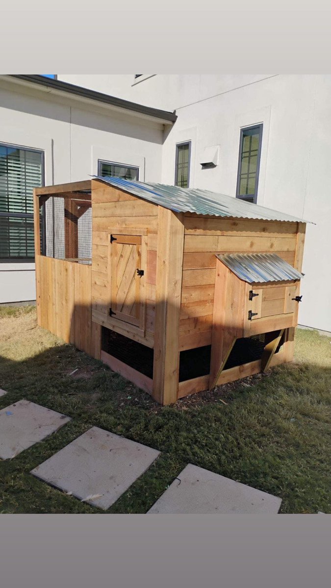 garden_hen's tweet photo. Large spaces or creative nooks, we can build anywhere.
We also build catios, goat, duck, quail and dog structures. 
832-722-2249 
-Chicken Mike #chickens #coops #chickencoops #backyardchickens #fresheggs #fresheggsdaily #urbanpoultry #urbanpoultryeducation #selfsustainable https://t.co/cjeoQsNZiF
