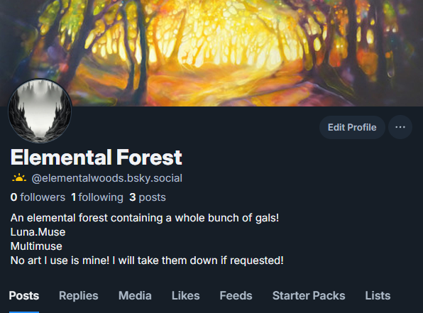 Bsky acc is up and running! just got a bit left to do!