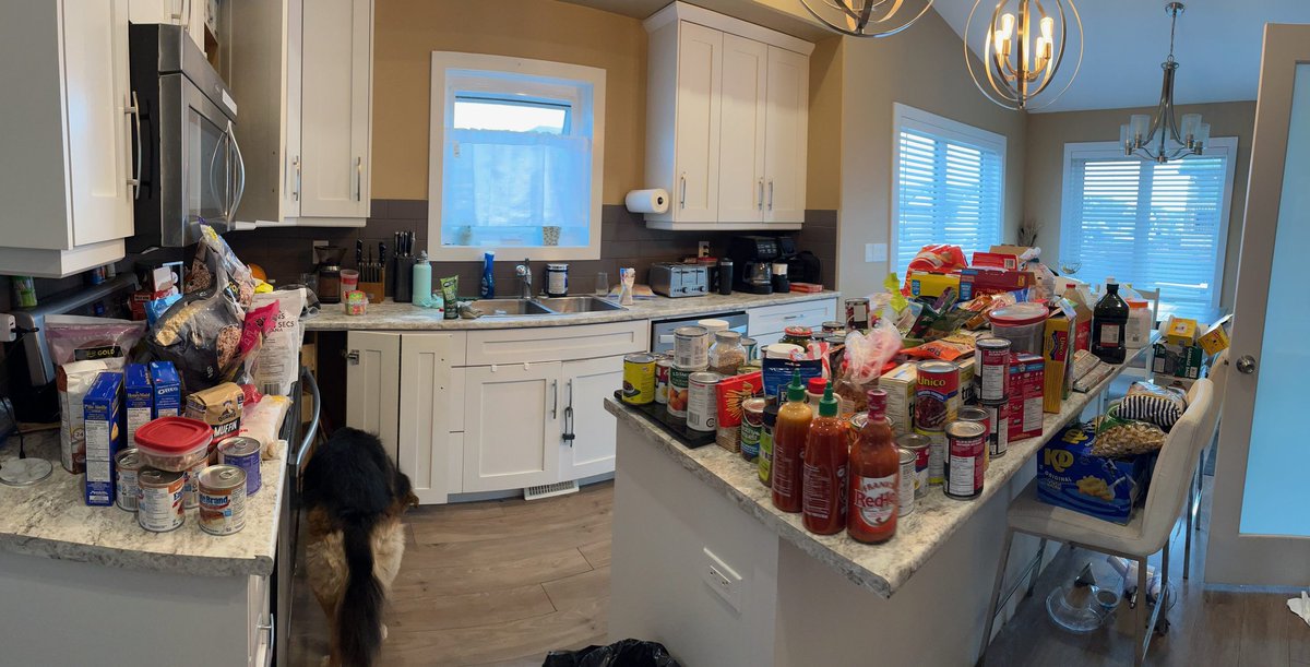 PrairieVeteran's tweet image. Wonderful 🤨
Well I&apos;m stuck at that life episode called work, @myabcs71 has chosen to do the gargantuan task of rearranging the pantries and cupboards. 

Thank God I&apos;m off tomorrow so I can create a list and map of where everything is going to be. 🤭😆😆😆😆

#SortItOut