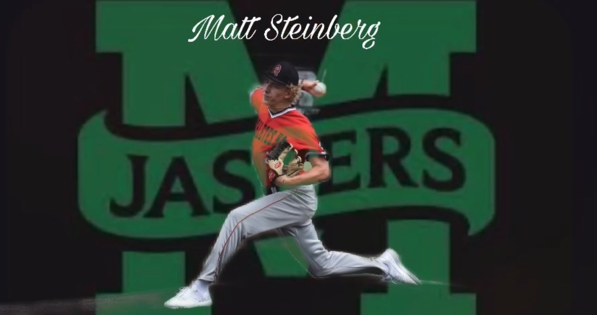 Matt Steinberg (@steiny_matt25) on Twitter photo I’m very excited to announce my commitment to play Division 1 baseball at Manhattan University! I want to give a huge thanks to <a href="/stevenrosen_/">Steven Rosen</a> & <a href="/willhesslink4/">Will Hesslink</a> for giving me this amazing opportunity. I want to thank my coaches, family and friends! #gojaspers I’m very excited to announce my commitment to play Division 1 baseball at Manhattan University! I want to give a huge thanks to <a href="/stevenrosen_/">Steven Rosen</a> & <a href="/willhesslink4/">Will Hesslink</a> for giving me this amazing opportunity. I want to thank my coaches, family and friends! #gojaspers