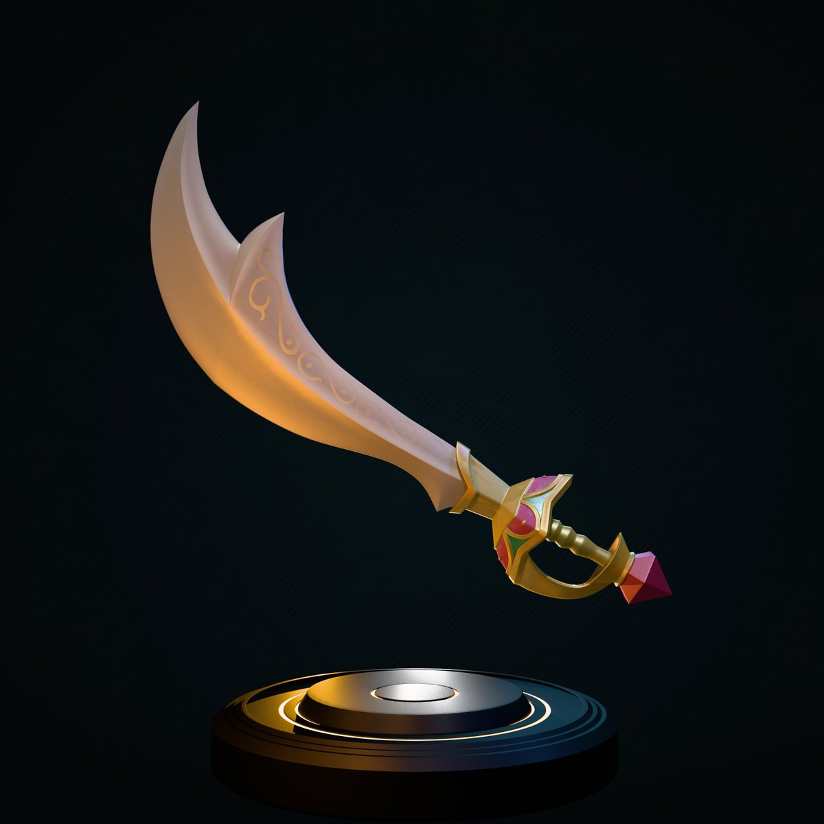Ink_Kid117's tweet photo. Scimitar of the Seven
https://t.co/3njWynijLF
#digital3d #props #fanart #blender #sword #zelda #nintendo #breathofthewild #urbosa #artshare #3d #blendercommunity #3dmodeling #3dart https://t.co/OLz57LIUNO