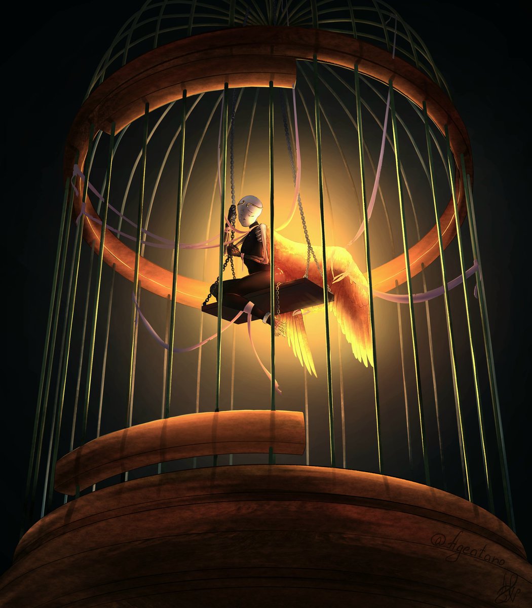 TheAgeatano's tweet image. Even if it's gold, it's still a cage.
#dreamsans #dreamtale