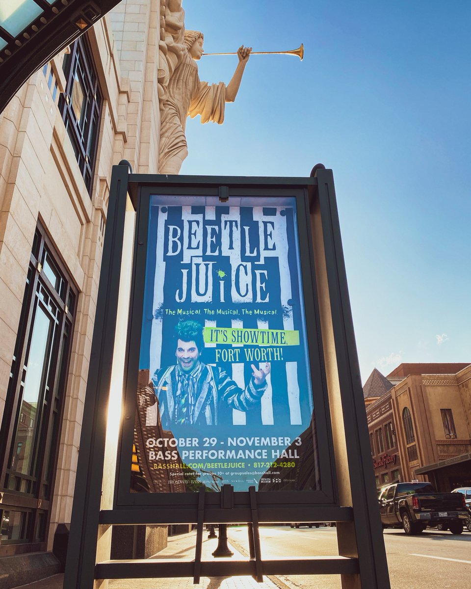 From a couple of angels to a deranged demon: Happy trails to the cast and crew of <a href="/BeetlejuiceBway/">Beetlejuice on Broadway</a> on the road to NOLA after tonight's closing performance! It was a pleasure to have you haunt our Hall this week! 🪲🧃

Next up: Mrs. Doubtfire opens Tuesday! basshall.com/doubtfire