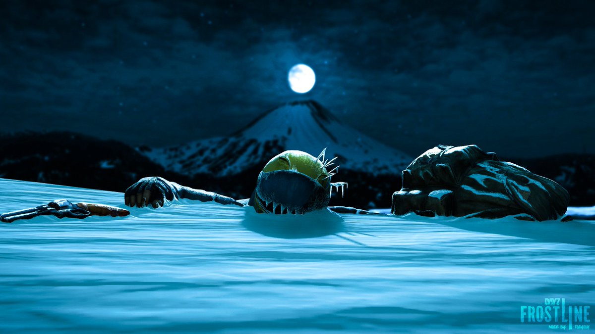 PlayguyOfficial's tweet image. Lately I was really busy IRL and I&apos;m barely on my PC, that&apos;s why I couldn&apos;t drop anything new...  But here is the new #Frostline themed #YellowKing wallpaper as I promised, hope you guys will like it... MAYBE we slowly come back ❤️
#DayZ #MyDayZ