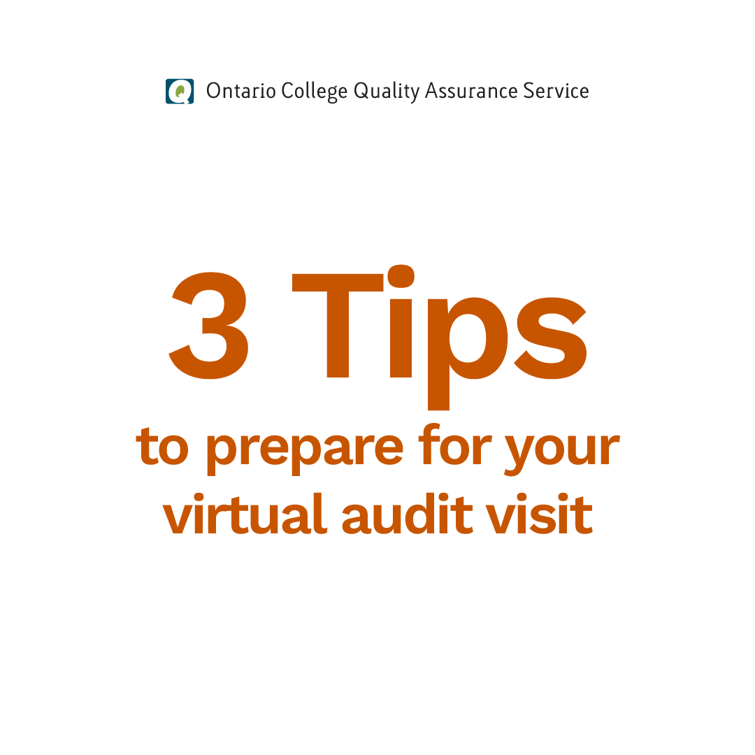 ocqas's tweet photo. Preparing for a virtual audit visit? Here are three essential tips to help you make the most of it: get comfortable with Zoom, set up a focused workspace, and eliminate distractions on the big day.

#OCQAS #QualityAssurance #OntarioColleges #Ontario #education #collaboration https://t.co/tMin7UTHmx