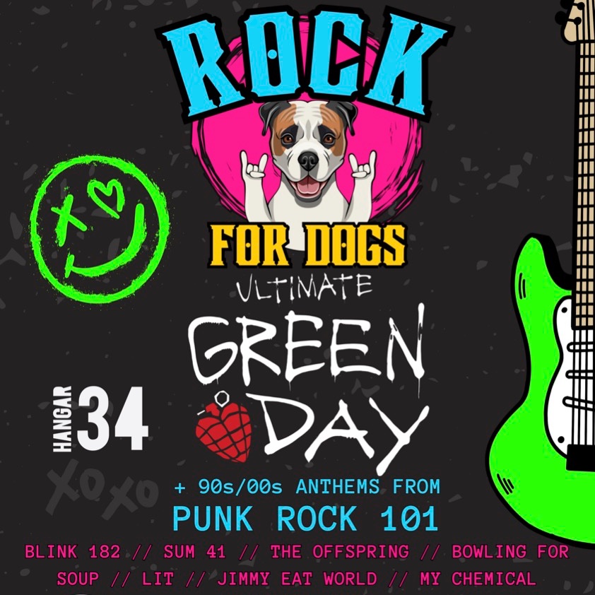 ⚡Get ready Liverpool it is almost time to ROCK FOR DOGS ⚡

Don't miss the ultimate tribute night with Ultimate Green Day and Punk Rock 101 both taking the stage in a charity night for <a href="/pawsocietyuk/">People's Animal Welfare Society</a>  

Let's raise money and 'Rock for Dogs' - Tickets HERE: tinyurl.com/y8u75t87