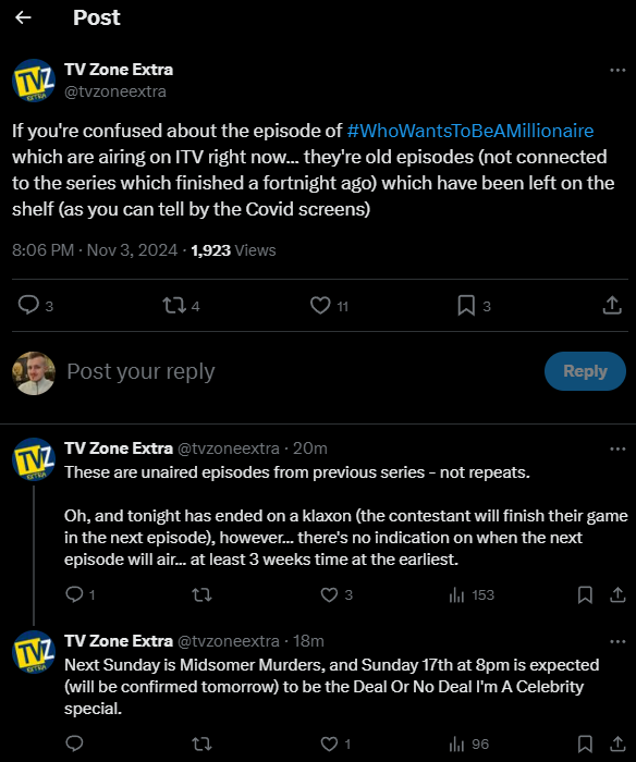 donutt_man's tweet photo. @MillionaireUK @ITVX This is such a joke. It's like you've stopped caring about the show that actually made you https://t.co/lnBtgQqHjv