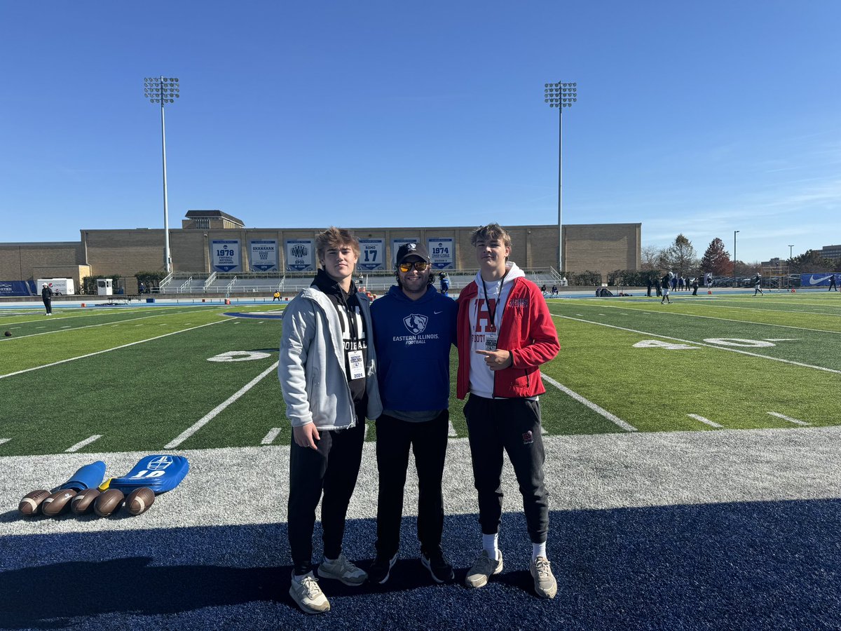 Thank you <a href="/coachlindsey4/">Matt Lindsey</a> for having me out to Eastern Illinois for the visit yesterday. Had a great time hearing about the program and seeing the campus.