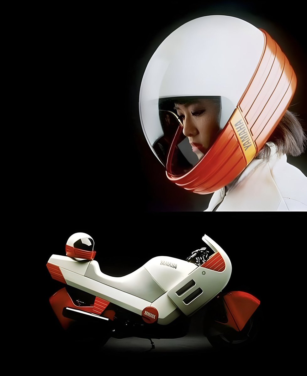 ComputerLove_'s tweet photo. Prototype of Yamaha Frog 750 by Hartmut Esslinger(1985) https://t.co/MJRL1M57Ed