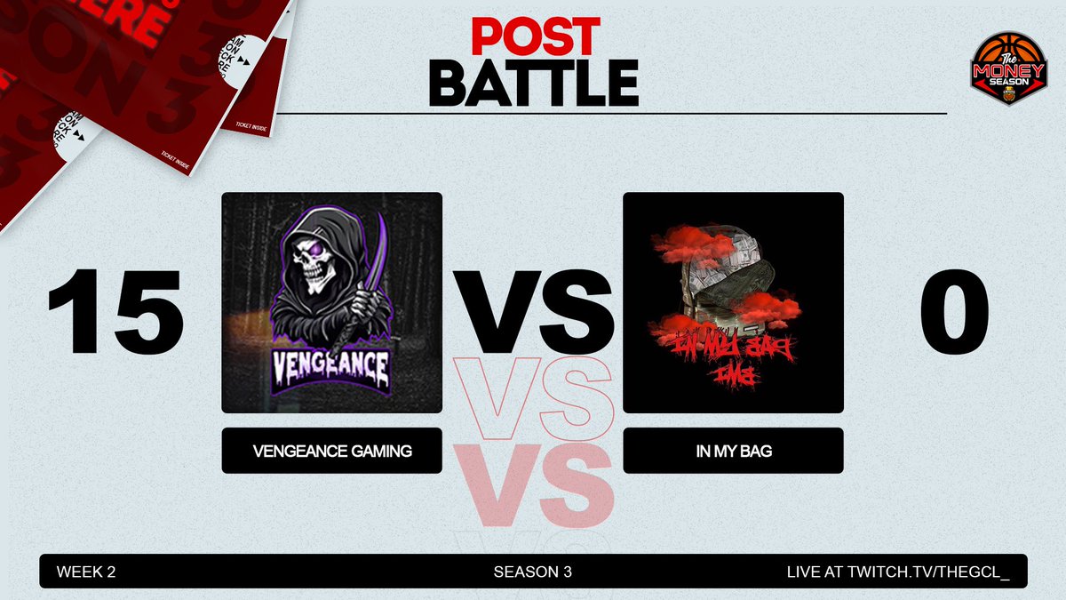 Gaming Club League (GCL) (@thegcl__) on Twitter photo 🏀SATURDAY WEEK 2 RESULTS🏀
<a href="/Trip7Gaming/">Trip7 Gaming 🍀</a> (2-0) defeats <a href="/ArmdNDangerous/">AnD</a> (1-1) 15-4
<a href="/IKnoClan2k/">I Kno Clan</a> (1-1) defeats <a href="/WMT2K/">Worlds Most Talented⚜️</a> (0-2) 15-8
<a href="/2kVengeance/">Vengeance Gaming</a> (2-0) defeats @iMBFamily (0-1) 15-0 🏀SATURDAY WEEK 2 RESULTS🏀
<a href="/Trip7Gaming/">Trip7 Gaming 🍀</a> (2-0) defeats <a href="/ArmdNDangerous/">AnD</a> (1-1) 15-4
<a href="/IKnoClan2k/">I Kno Clan</a> (1-1) defeats <a href="/WMT2K/">Worlds Most Talented⚜️</a> (0-2) 15-8
<a href="/2kVengeance/">Vengeance Gaming</a> (2-0) defeats @iMBFamily (0-1) 15-0