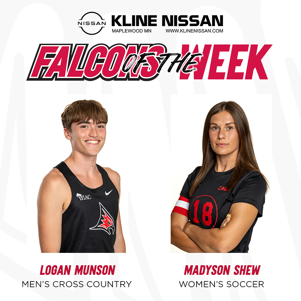 UWRFFalcons's tweet photo. 𝗞𝗹𝗶𝗻𝗲 𝗡𝗶𝘀𝘀𝗮𝗻 𝗙𝗮𝗹𝗰𝗼𝗻𝘀 𝗼𝗳 𝘁𝗵𝗲 𝗪𝗲𝗲𝗸

🏃‍♂️ Logan Munson
⚽️ Madyson Shew

Score major savings with Kline Nissan's College Grad Program. Visit https://t.co/F4Xs8TNz7T for more info.

#FFT https://t.co/iTM8FbdoaF