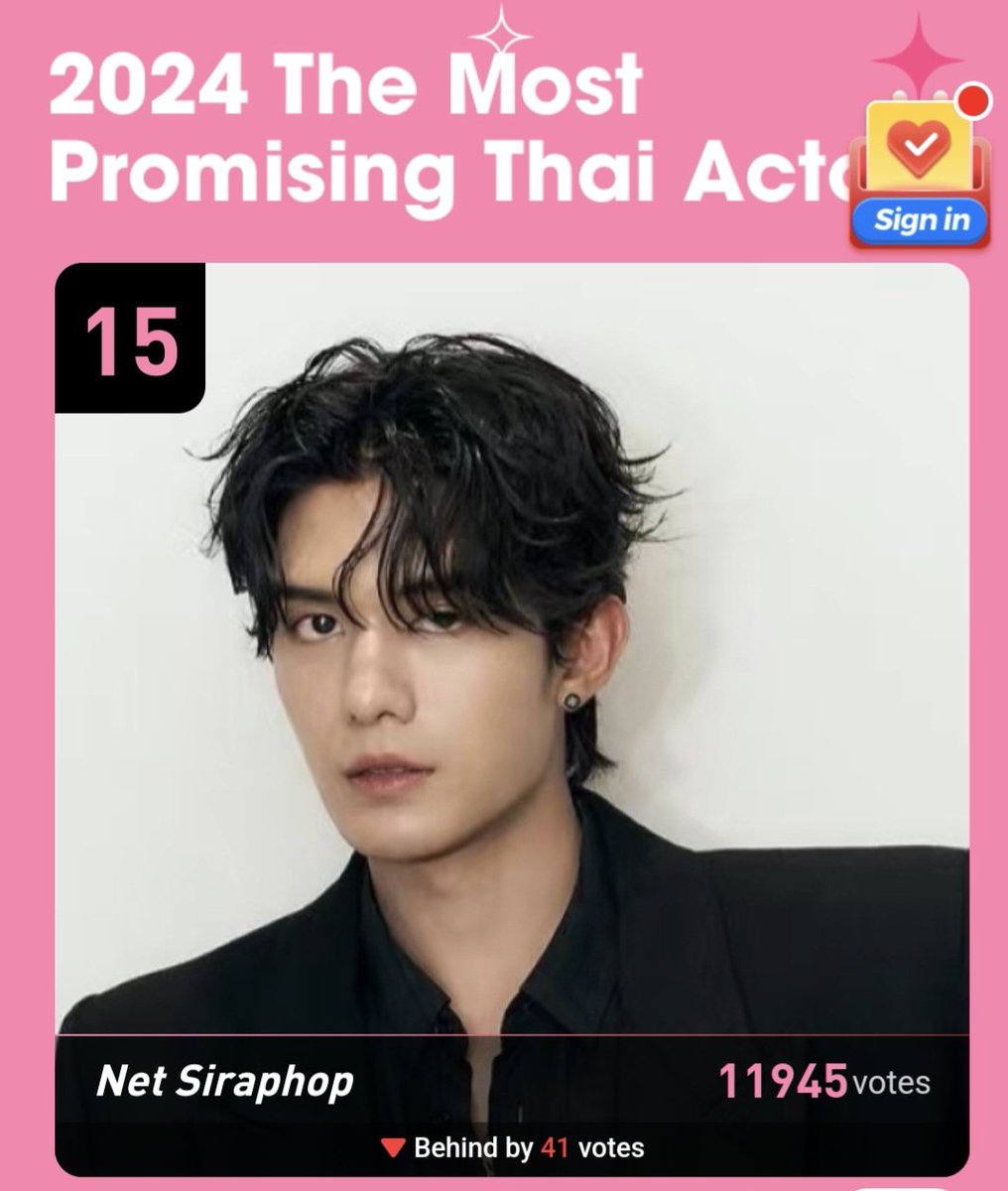 Jo_secretcode's tweet photo. 🌟#VoteForNetS🌟
🗳️Come and vote for our #netsiraphop in "2024 The Most Promising Thai Actors"
📌 3🩷 via log in daily
📌 5🩷 via sharing to twitter
🔗Voting Link: https://t.co/lsl7SyPTom
🗓️Voting Deadline: Nov 20 2024 12:00 BKK
#JamPlanet https://t.co/BLVScTHiUJ