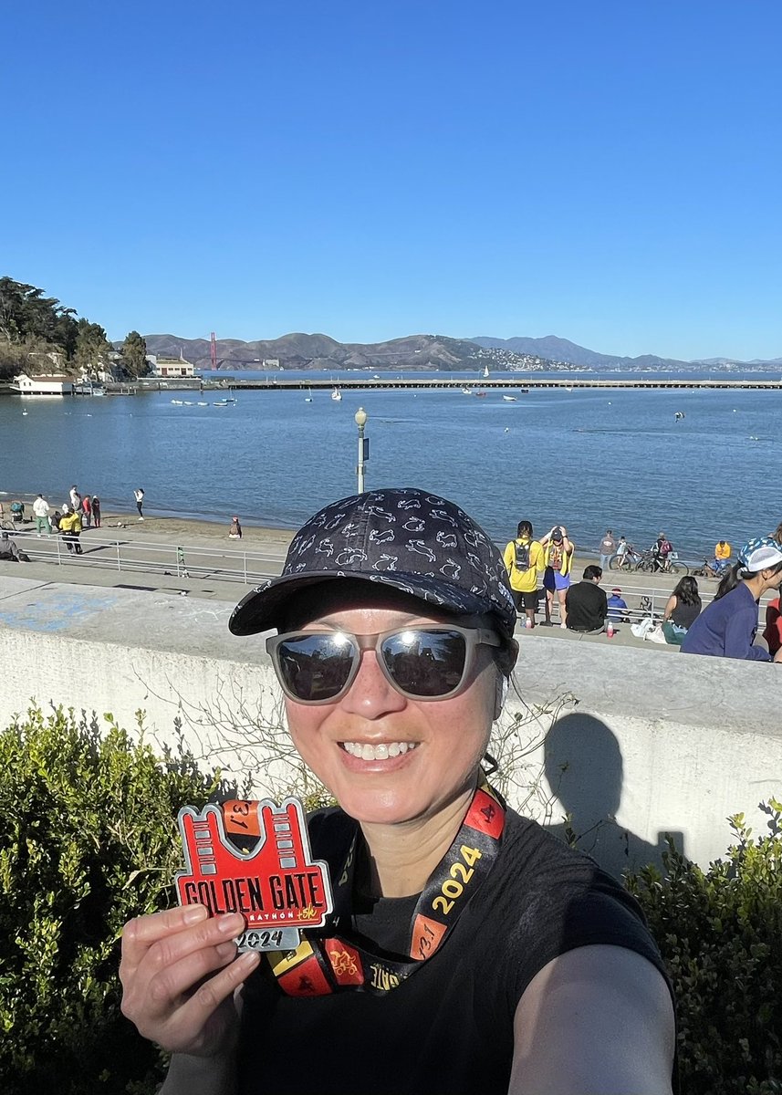 Lee_JenYi's tweet photo. Beautiful day for a half marathon!
#runthebridge https://t.co/ZRhbWpbJV3