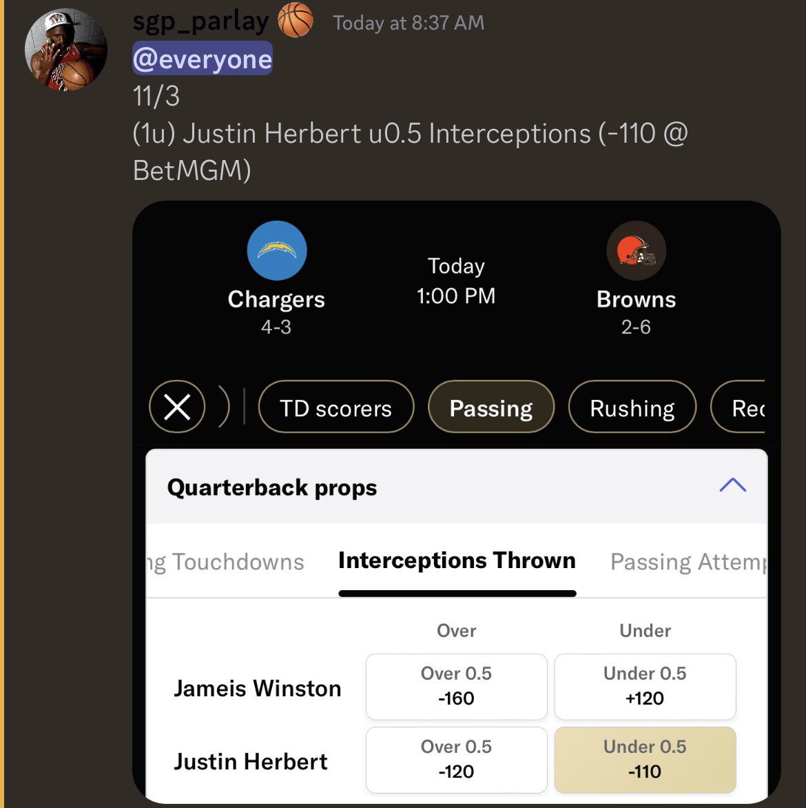 SGP_Parlay's tweet photo. $200 Giveaway to a FOLLOWER that RETWEETS &amp; LIKES this Tweet! ❤️

1PM SWEEP 🧹 

✅ Jalen Croker o34.5 Receiving Yards
✅ Mike Gesicki o3.5 Receptions
✅ Justin Herbert u0.5 Intercepions

(3-0) +3.00u

Posted in Discord ⬇️

https://t.co/QVfo23FKmi https://t.co/SnonwssZEm