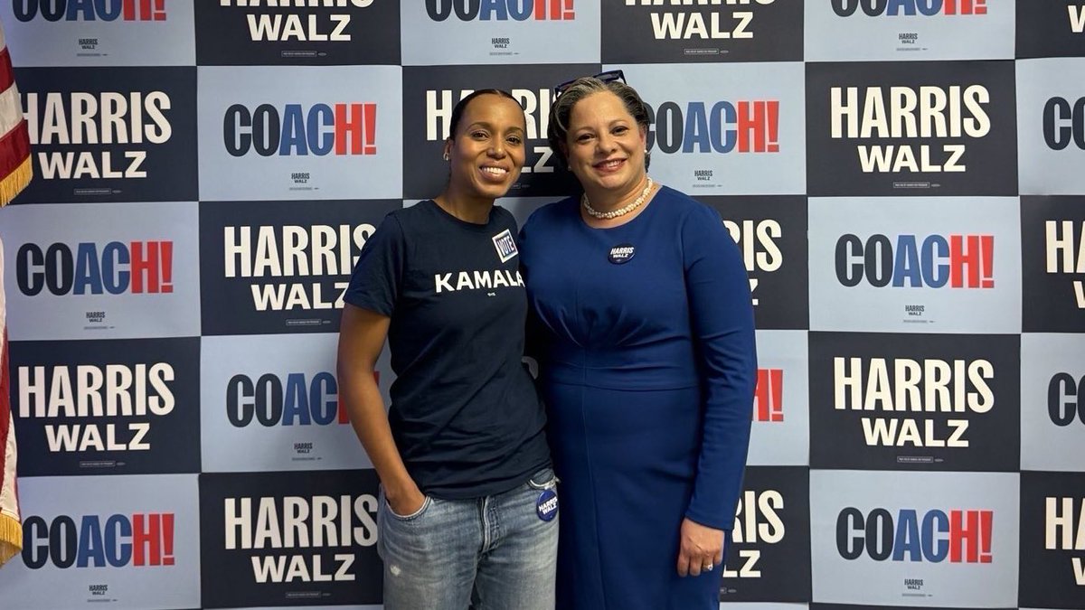 JennMcClellanVA's tweet photo. I joined @kerrywashington, @JeffJacksonNC, @NatalieforNC and a crowd of fired up @KamalaforNC volunteers for a canvass launch in Greensboro.
#GOTVWeekend
#NewWayForward
#NotGoingBack
#TeamHarrisWalz https://t.co/0FAXzxbiT0