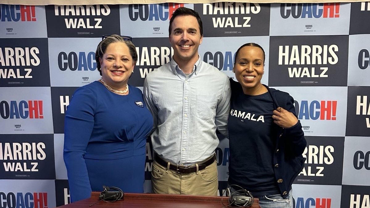 JennMcClellanVA's tweet photo. I joined @kerrywashington, @JeffJacksonNC, @NatalieforNC and a crowd of fired up @KamalaforNC volunteers for a canvass launch in Greensboro.
#GOTVWeekend
#NewWayForward
#NotGoingBack
#TeamHarrisWalz https://t.co/0FAXzxbiT0