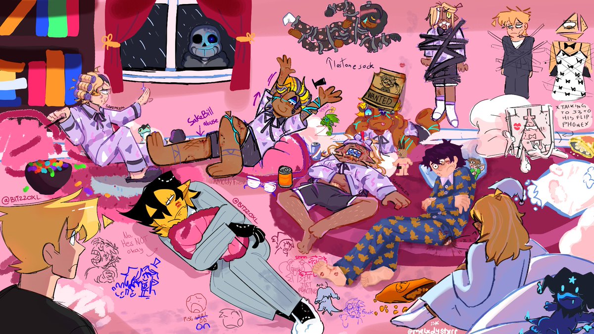 SakeMlem's tweet photo. The Cipher sleepover ft. The Onceler (and sans ig)
@CrayolaMarkkk @ghosty_artist @AMoldyPest @MelxdyStxrr @bitzzoxl @_demonmarlon_
#BillCipher #BillCipherFanart #Billbill #Cipherler https://t.co/iopuWDTk4x