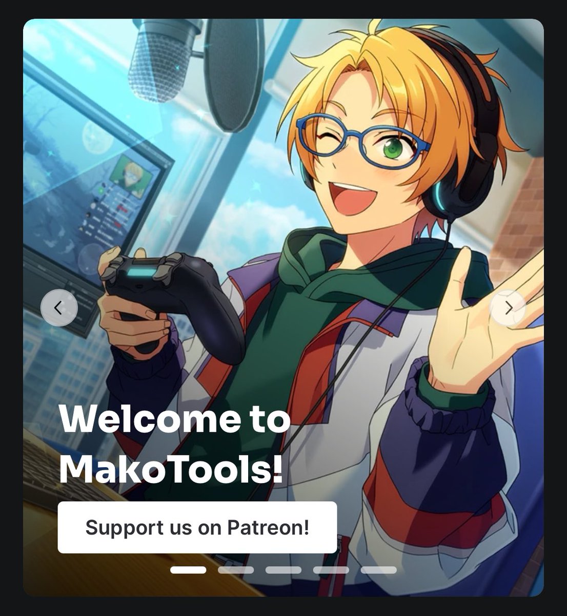 HELLOGlRLS's tweet photo. this is makotools! 
it’s a website that was created in 2022 to let fans view card, event, scout, and character info without ads from the fandom wiki ^_^;; you can also make an account to create card collections and bookmark events to keep track of!

✨ https://t.co/F669OC4HRU https://t.co/WXHjoEFhmG