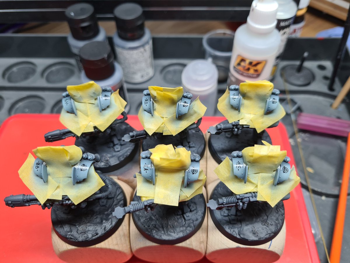 runebrush's tweet photo. Really good start to my #Mechanicum army which will be half a doubles force for an event in April. #PaintingWarhammer #HorusHeresy https://t.co/6mxZbCPYrY