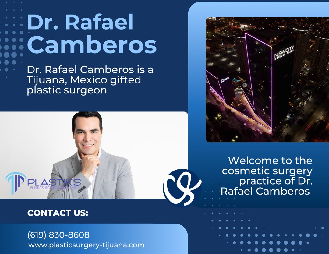 PlastikSX's tweet photo. Dr. Rafael Camberos is one of the top plastic surgeons in Tijuana, Mexico. Visit his practice at: https://t.co/7zQ4retEqY
#plasticsurgery #CosmeticSurgery #Tijuana https://t.co/RCgDTQYlSz