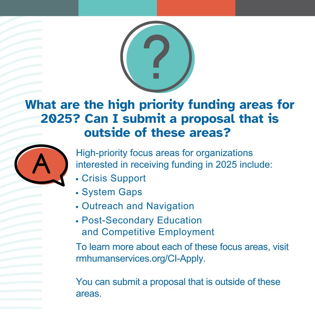 human_mountain's tweet photo. Is your organization thinking about applying to become a 2025 Mill Levy-funded Community Initiative?
Check out these frequently asked questions to learn more and then visit our website to submit an application!

https://t.co/GDNMu3XYy0 https://t.co/jB1uw8KJqN