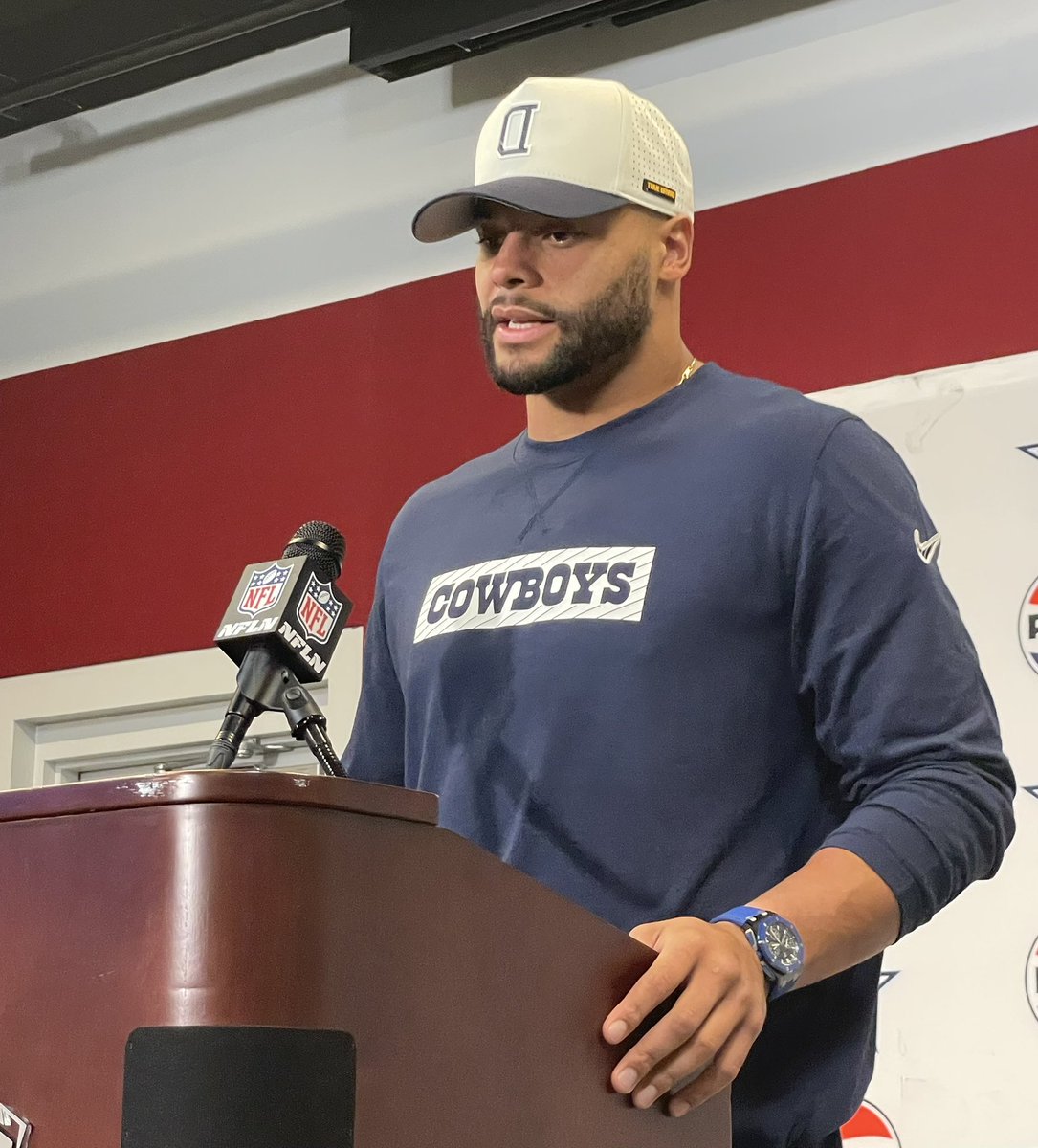 Dak Prescott on his hamstring injury: “I felt something pull. I felt something I've never felt.”