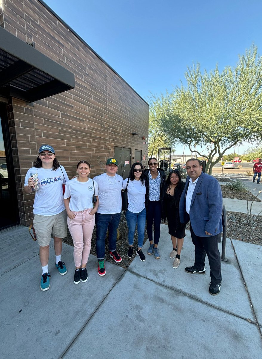 D3 Phoenix friends - thank you for spreading the word about our campaign! 2 days until Election Day! 📢

Be #BallotReady! Visit Arizona.vote for:
✓ Voting locations
✓ Hours
✓ Important voting info

Every vote counts! 🗳️ #PhxVotes #PHX