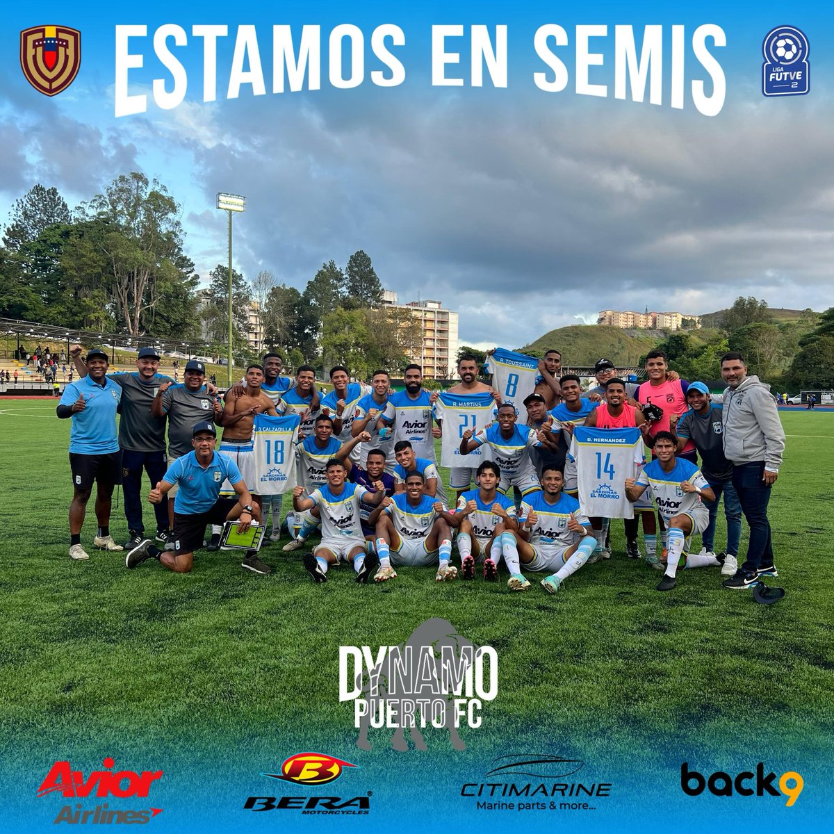 DynamoPuertoFC's tweet photo. #DPFC ESTAMOS EN SEMIFINALES 🇺🇦
Nuestros búfalos están la siguiente fase ¡Estamos en semis!
¡La clasificación es nuestra!
¡Vamos Dynamo!
#SomosDynamo #DynamoPuerto #Estamosensemis https://t.co/y5P4kjcG1a