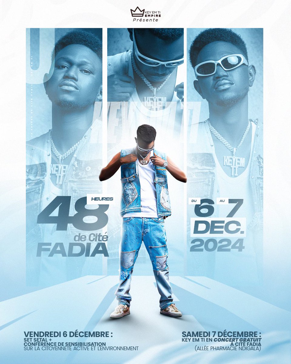 Rendez-vous Le 7 Décembre à Cité Fadia Pour Un Concert Gratuit 
#Merite 
#48HCiteFadia 
#67Decembre