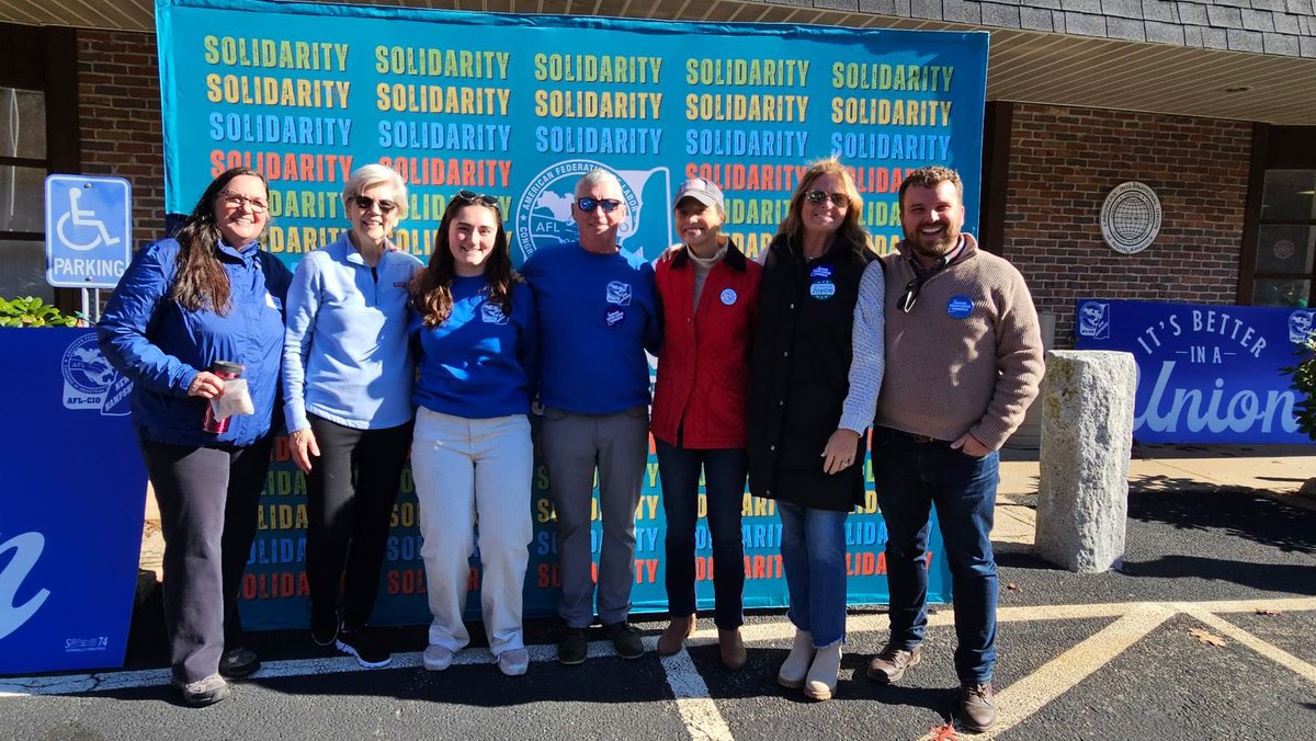 What a great day to have <a href="/ewarren/">Elizabeth Warren</a> and <a href="/MaggieG603/">Maggie Goodlander</a> in town to get voters fired up for this Tuesday! I’m honored to be able to be around current and future leaders of the US Senate and Congress! Get out to vote this Tuesday!
