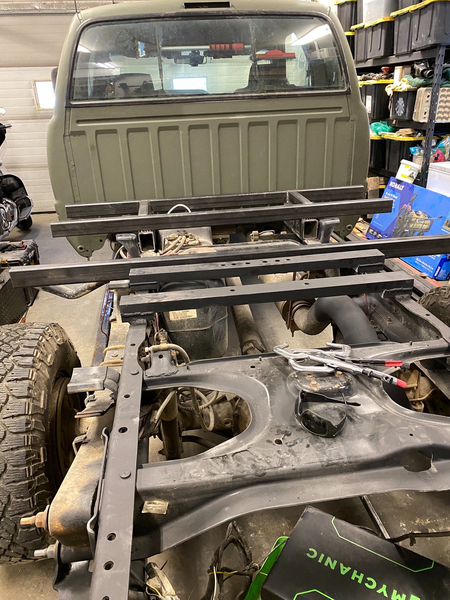 Modrn_Barbarian's tweet image. The limbo that I have been stuck in for the last few months that will continue until the new year at least has been enraging, how ever it has at least allowed me time to work on the flat bed for the truck. Some #weldingporn at the for those of you that enjoy that sort of thing.